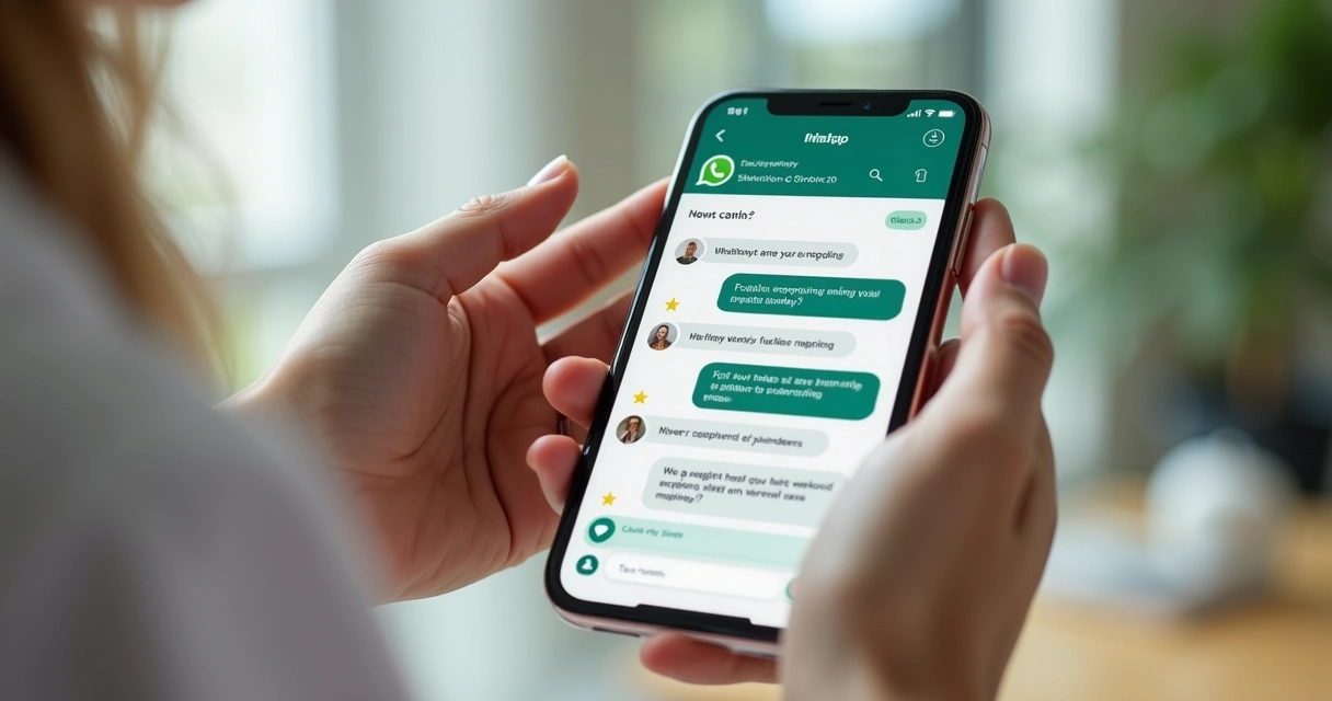 Check-in nutricional por WhatsApp no celular 