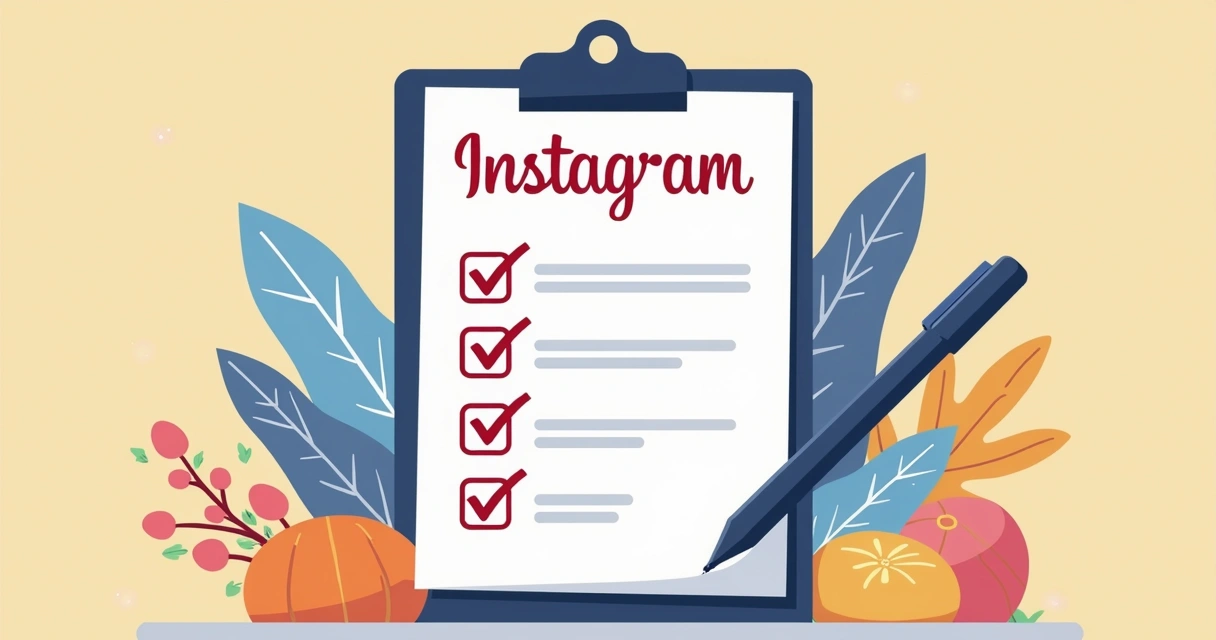 Checklist visual para criar uma bio eficiente no Instagram
