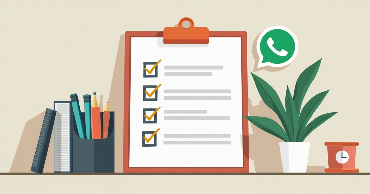 Checklist para catálogo no WhatsApp 
