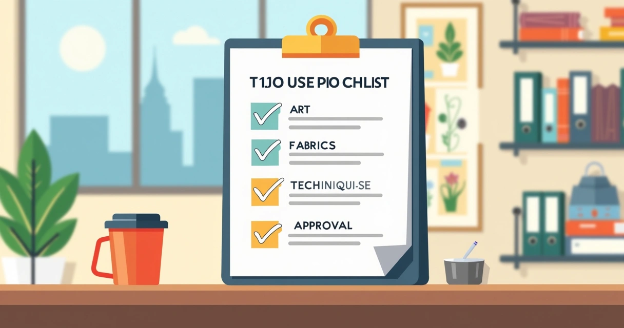 Checklist visual para confecção de camisas personalizadas no RJ 