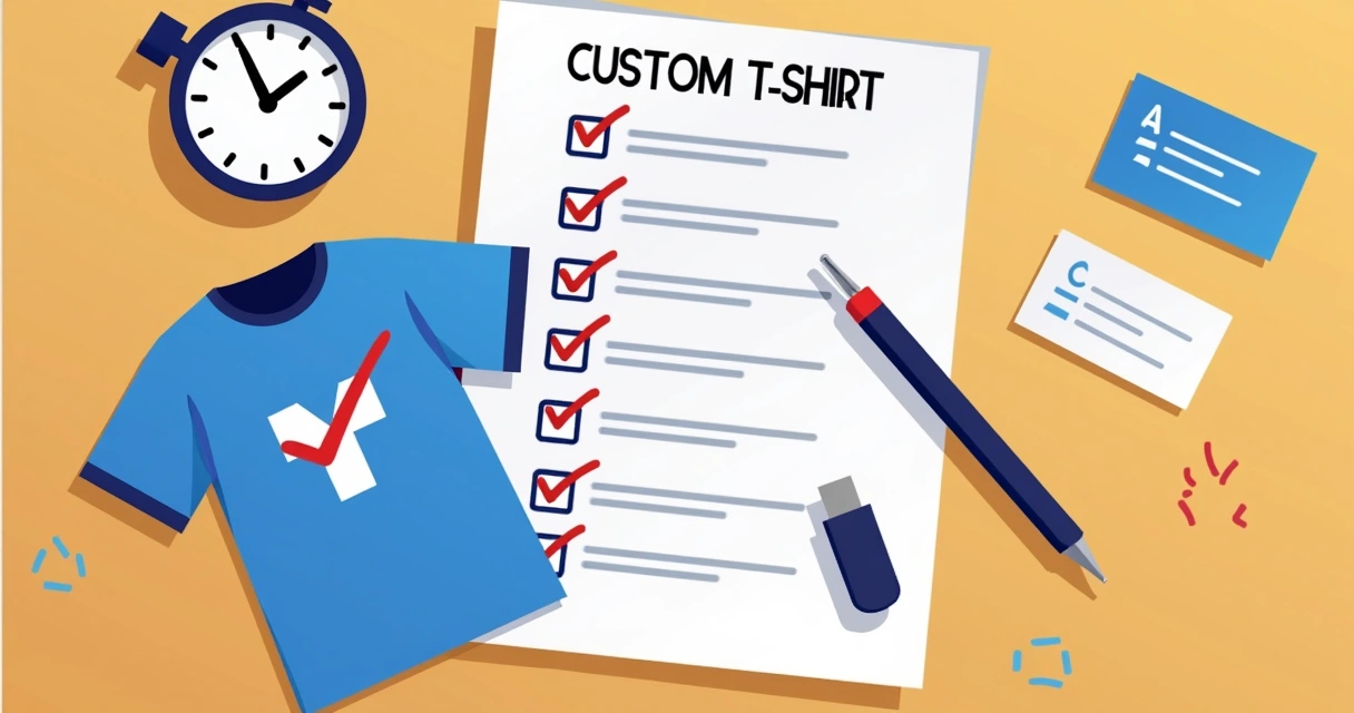 Checklist de itens essenciais para personalizar camiseta urgente 