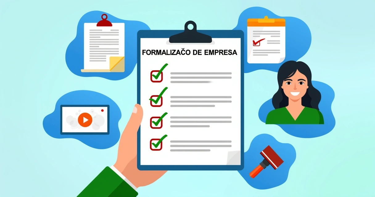 Checklist ilustrado para formalização de empresa no Brasil 