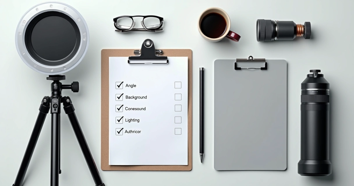 Checklist para fotos clínicas de harmonização facial