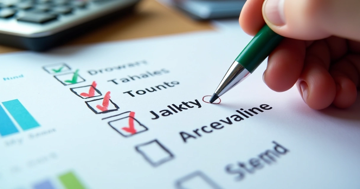 Checklist de execução para PME com tarefas marcadas como concluídas 