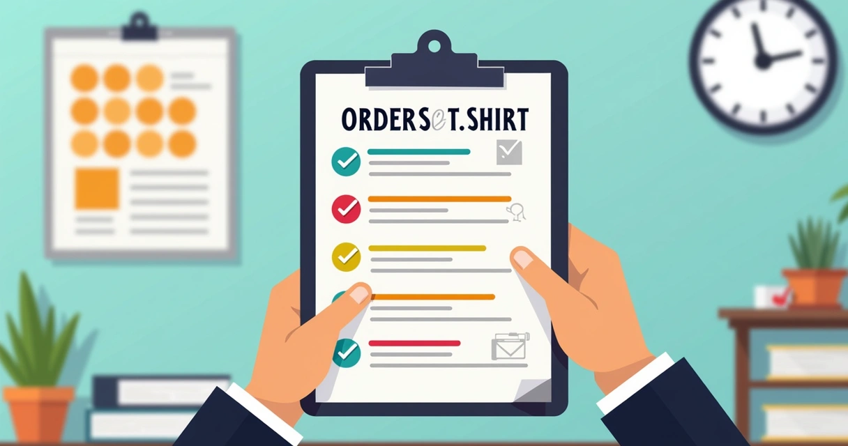 checklist de informações necessárias para camisetas em Barueri 