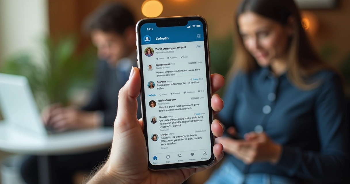 Publicação no LinkedIn promovendo checklist para leads B2B 