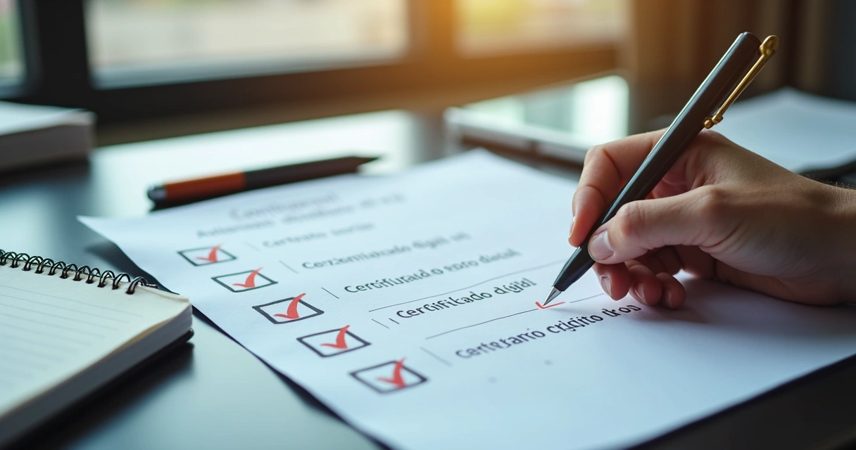 Checklist de documentos em processo de onboarding contábil 