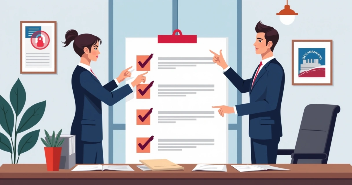 Checklist ilustrativo sobre proteção de dados em campanhas políticas 