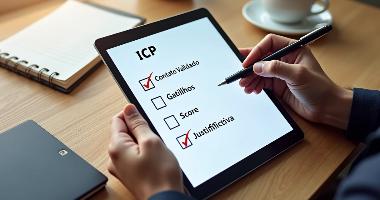 Checklist digital para qualificação de leads SaaS 