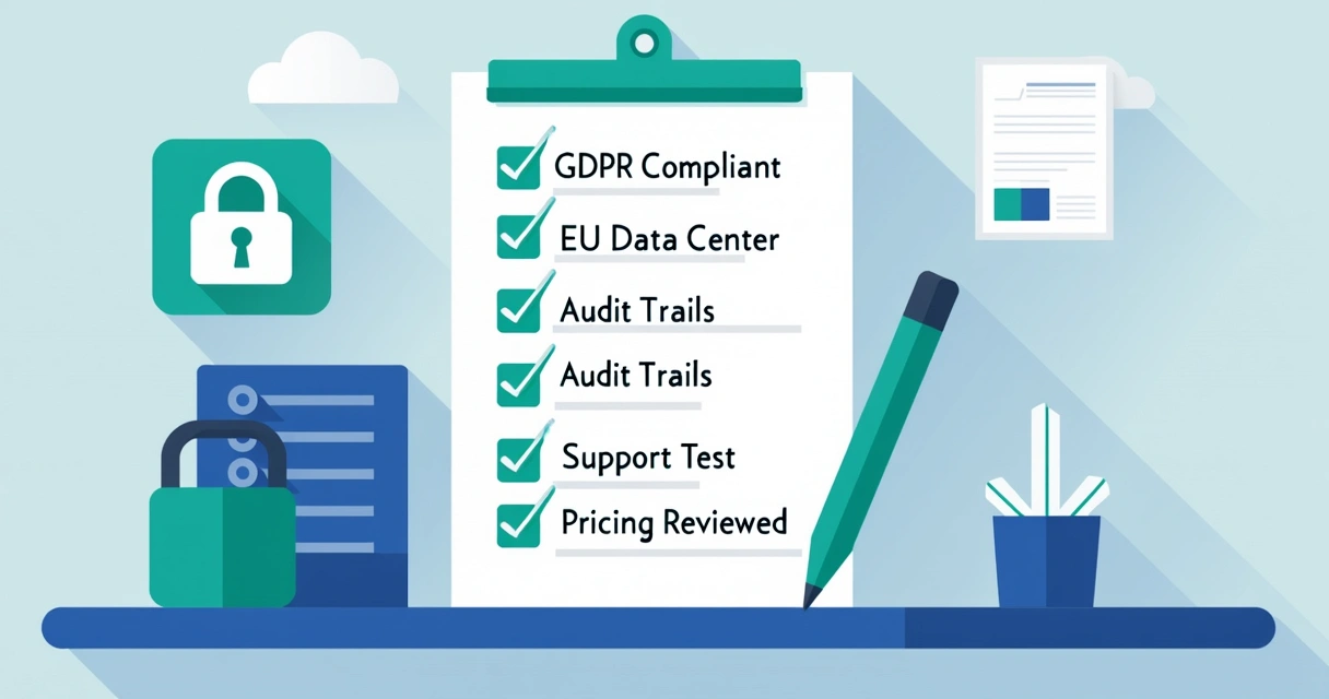 Checklist for selecting secure e-signature platform 