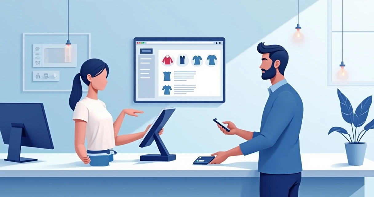 Checkout omnichannel com integração entre loja online e física