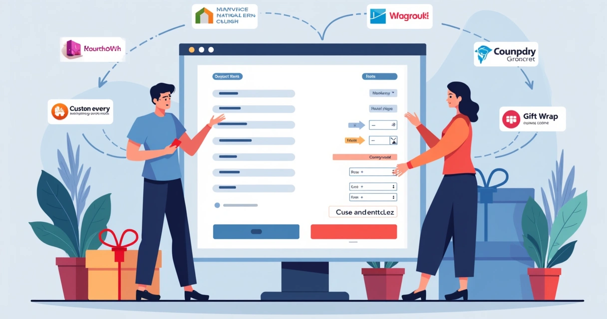 Página de checkout personalizada com opções extras e visual exclusivo. 