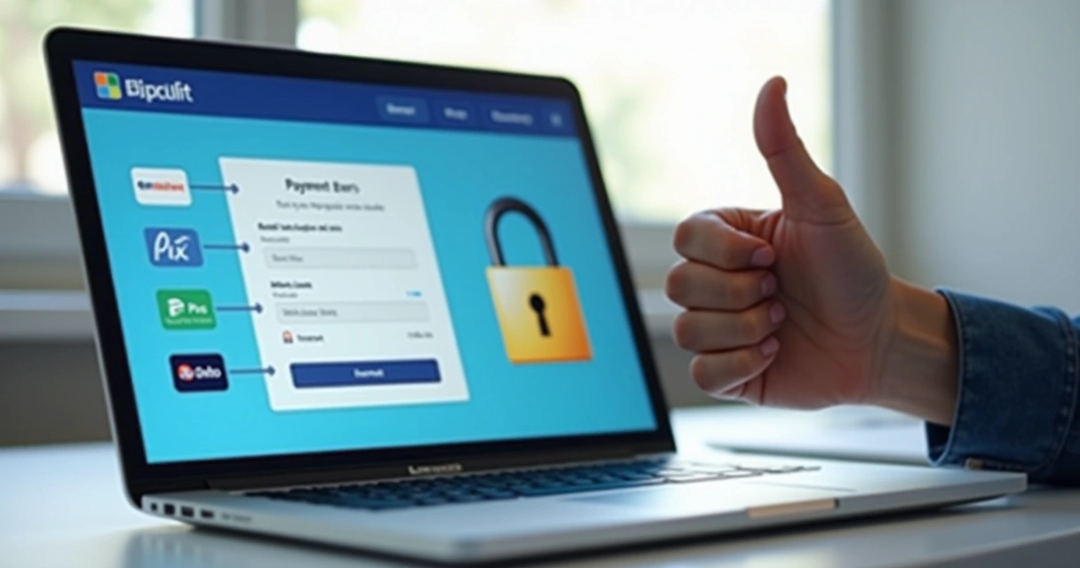 Cliente confirmado e satisfeito após checkout seguro 