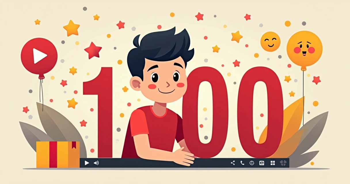 Canal do YouTube com 1000 inscritos celebrando monetização 