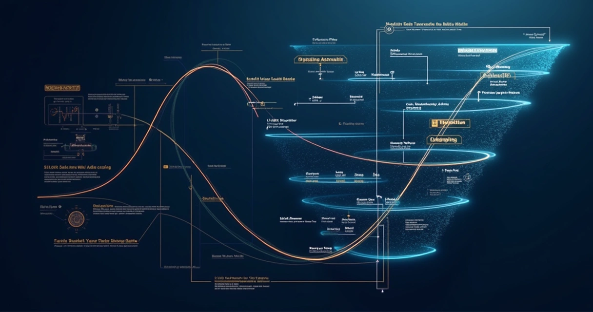 Fluxo ilustrativo de ciclo de venda longo 