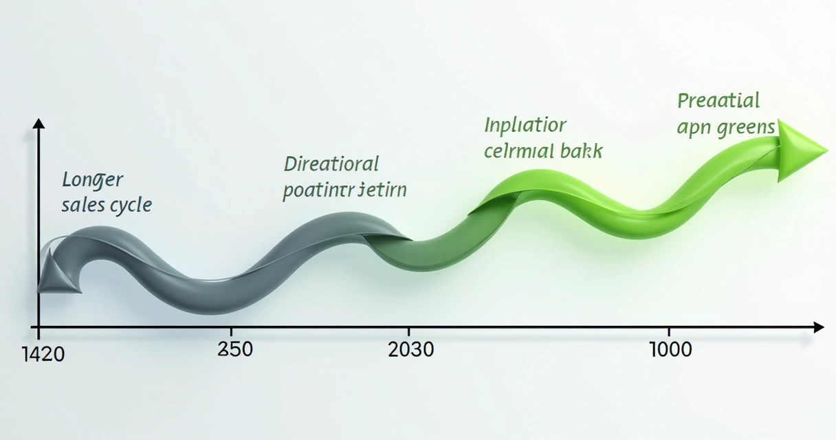 Gráfico de ciclo de vendas reduzido com marketing ABM e análise preditiva 