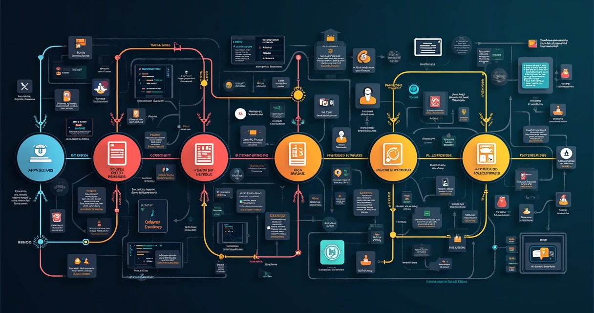 Fluxograma do ciclo de vida de aplicações Power Platform 