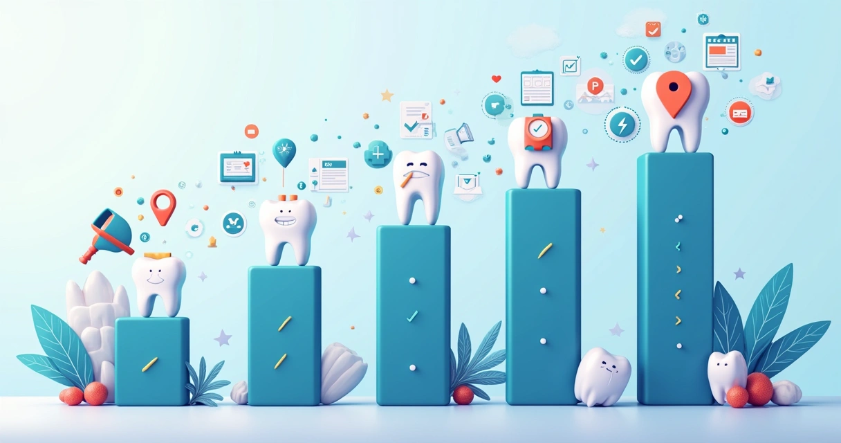 Cinco pilares visuais do método de marketing odontológico 