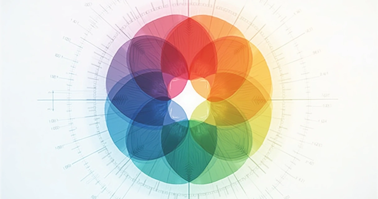 Círculo de integración humana con colores relacionados con mente, emoción y cuerpo 