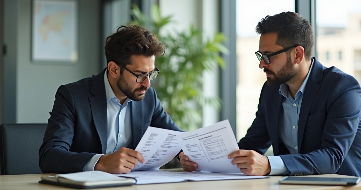 Contador orientando empreendedor sobre classificação CNAE