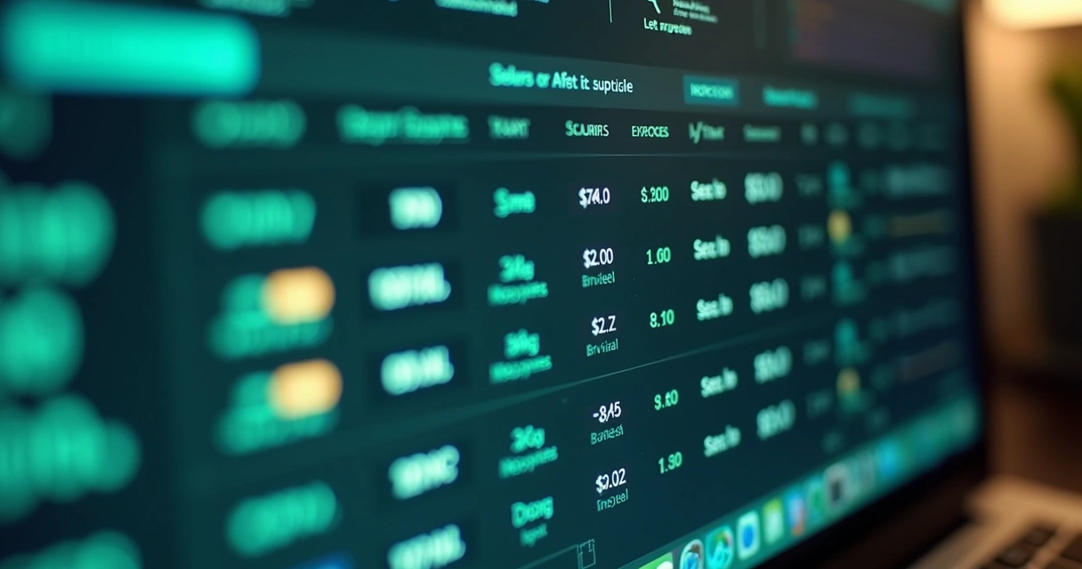 Tela de computador mostrando classificação automática de despesas 