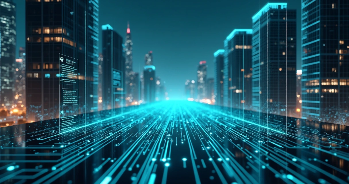 Duas startups de tecnologia separadas por barreira luminosa simbolizando cláusula de não solicitação 