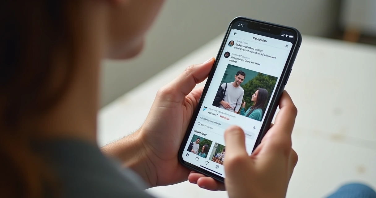 Cliente visualizando e aprovando posts em tela simples