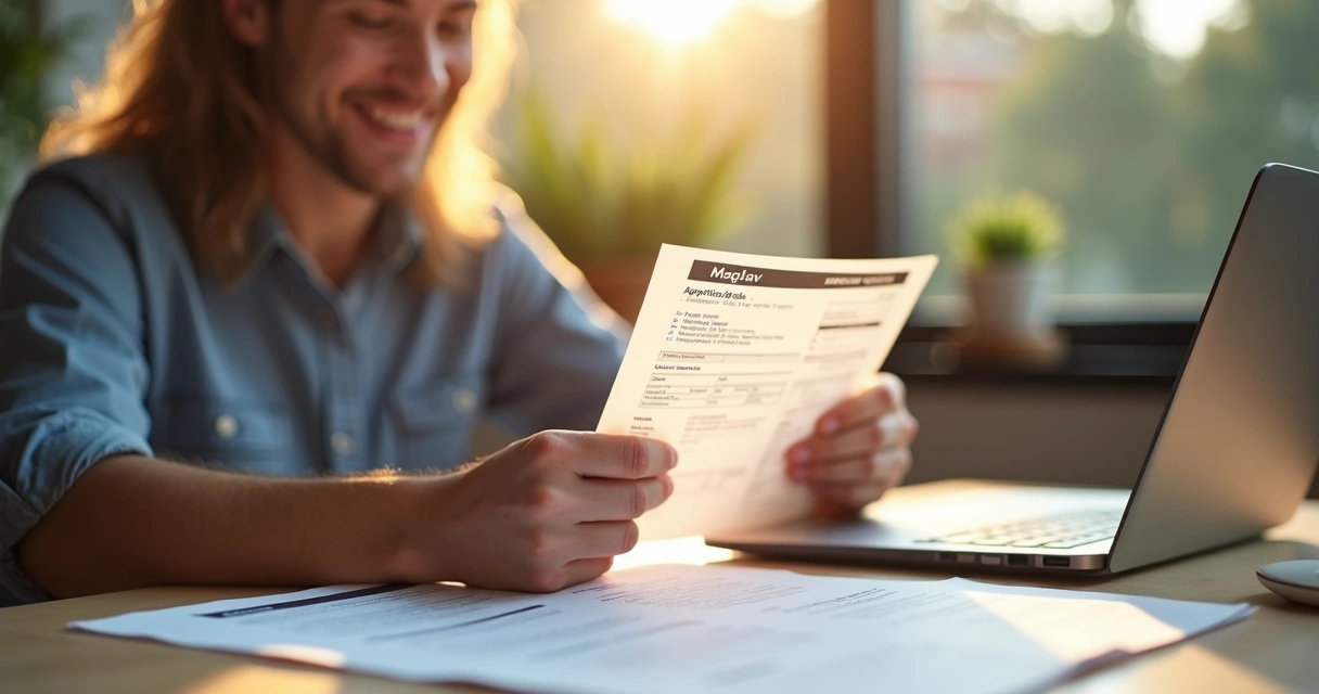 Cliente sorrindo ao aprovar orçamento de conserto 