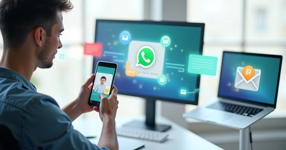 Cliente entrando em contato em múltiplos canais digitais simultaneamente 