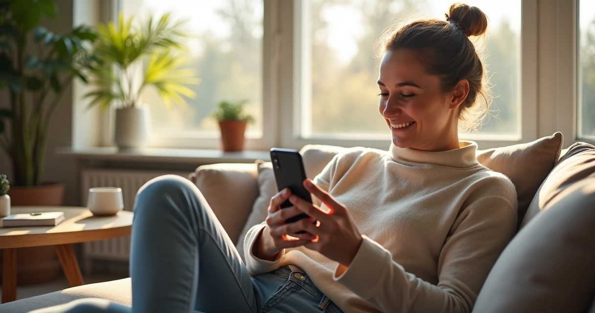 Cliente satisfeito após atendimento imobiliário digital 