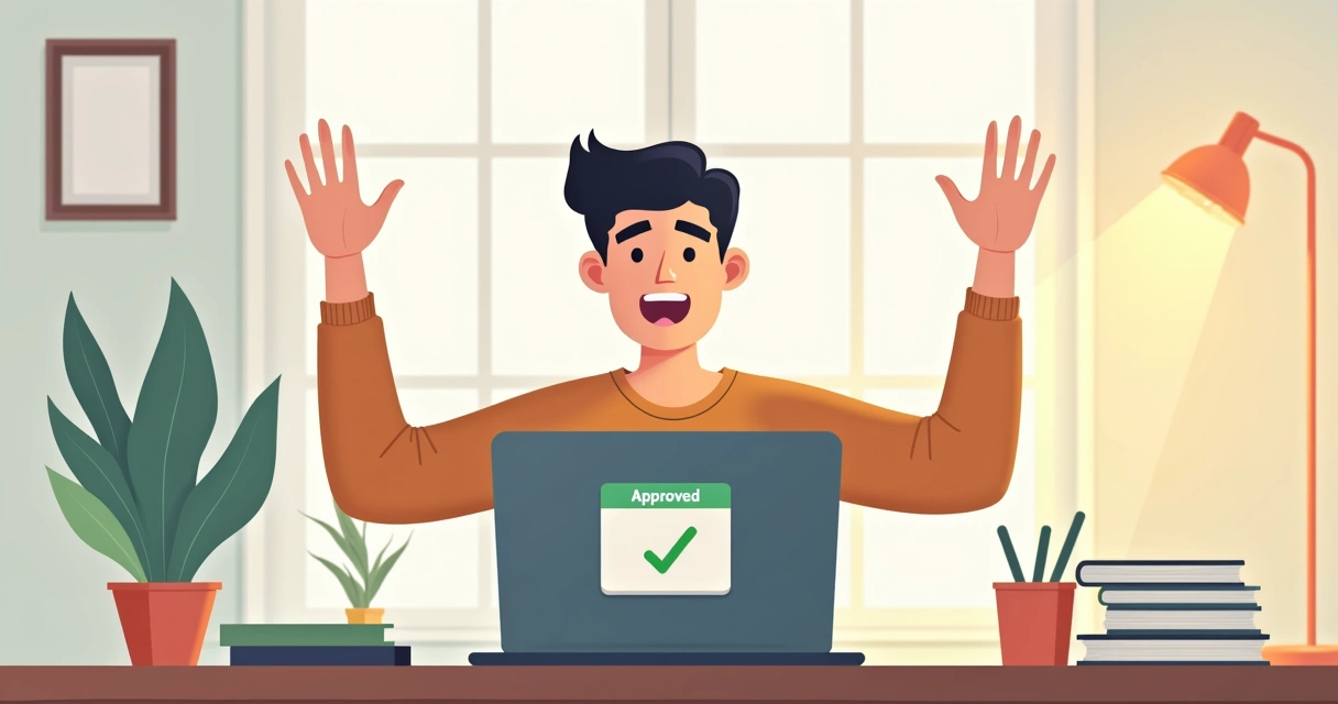 Cliente feliz com pagamento aprovado online 