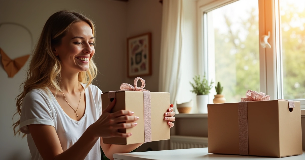 Cliente satisfeito recebendo produto após Black Friday 