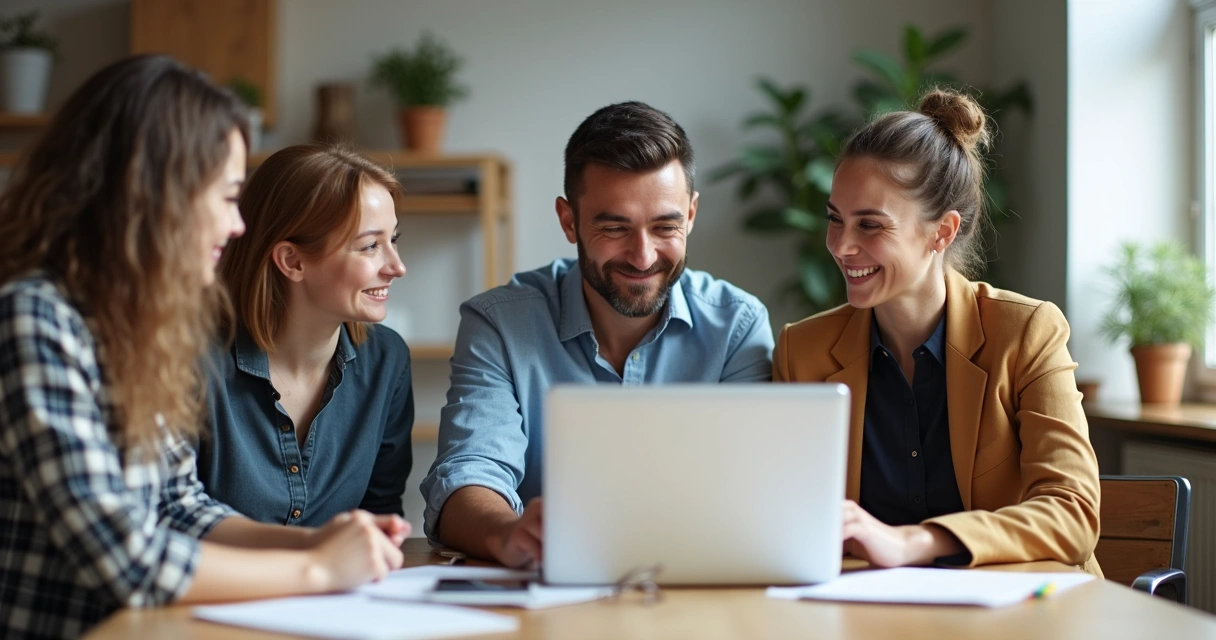 Cliente recomendando empresa para outros colegas de trabalho