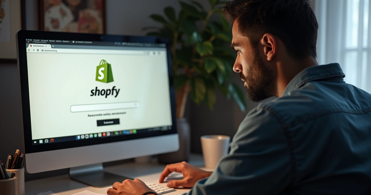 Cliente insatisfeito aguardando reembolso em frente ao computador