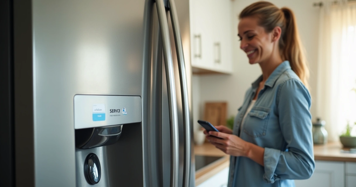 Cliente satisfeito com conserto de geladeira 