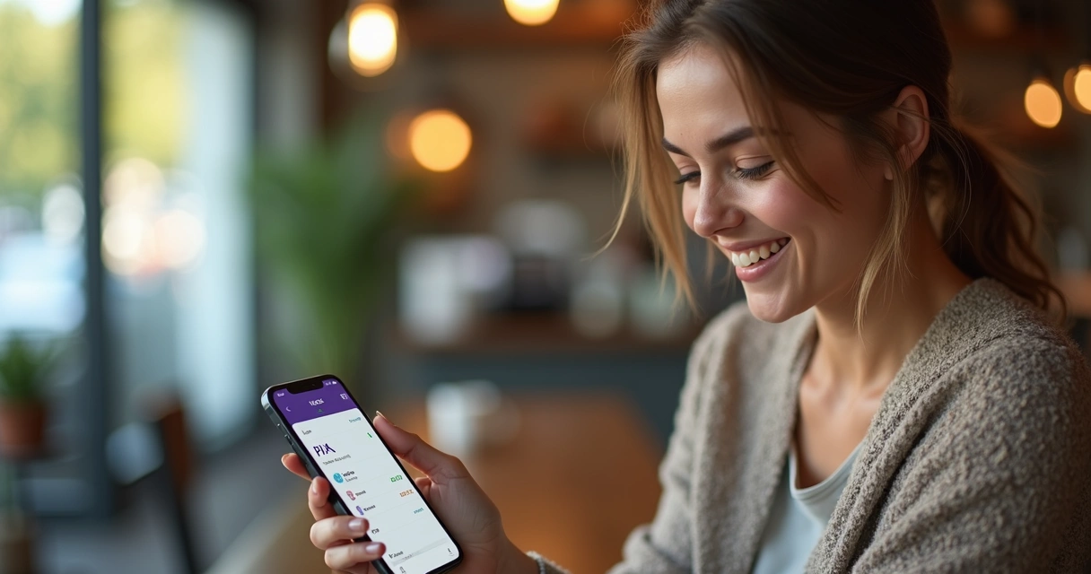 Cliente autorizando cobrança automática pelo celular