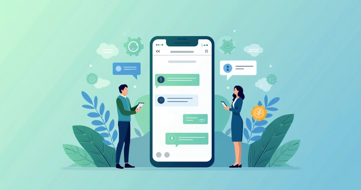Cliente recebendo mensagens de assistência técnica via WhatsApp
