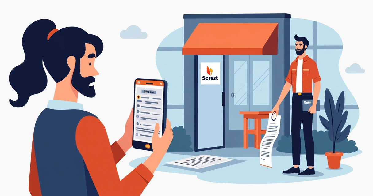 Pessoa reconhecendo marca em múltiplos canais e materiais padronizados