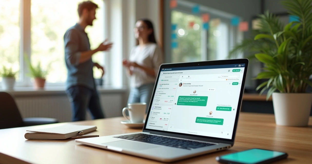 Cliente de pequena empresa respondendo mensagem de cobrança automatizada no WhatsApp 