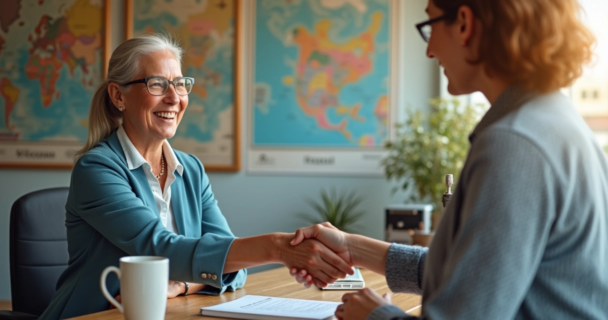 Cliente satisfeito com atendimento pós-venda de agência de turismo 