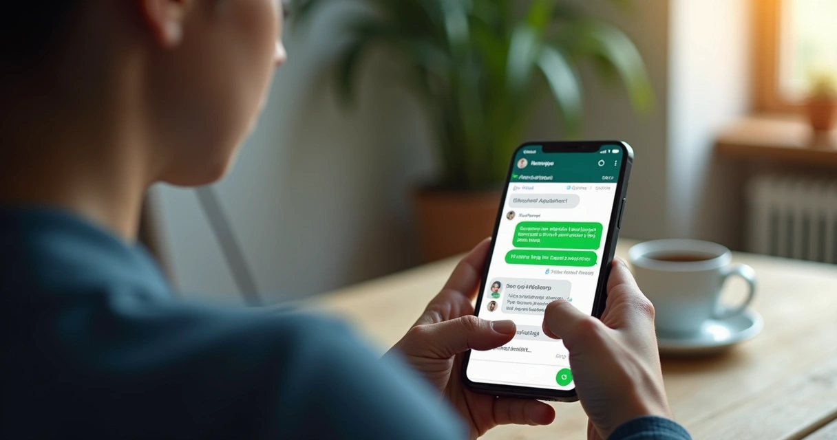 Cliente conversando no WhatsApp com atendimento de IA sobre agendamento de consulta