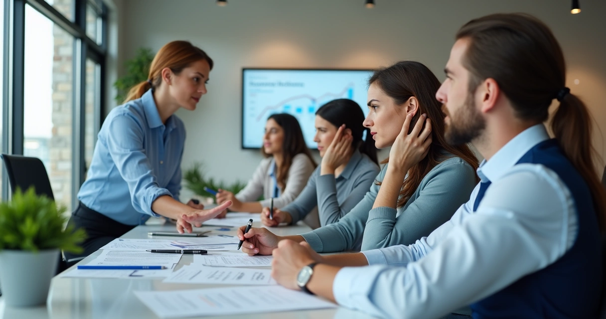 Grupo de clientes conversando com atendente, alguns solicitando cancelamento de serviço 