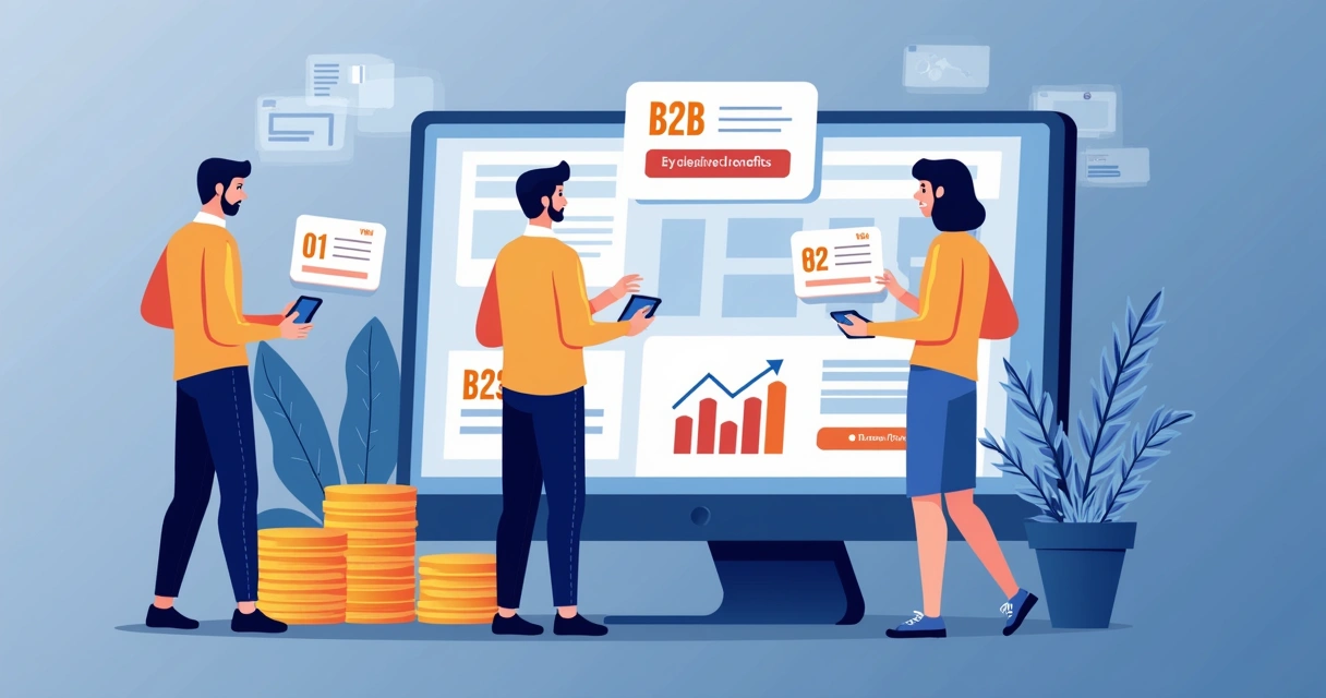 Clientes atacadistas recebendo benefícios e incentivos fiel via app e e-commerce