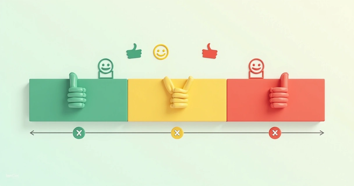 Gráfico ilustrado mostrando promotores, neutros e detratores em pesquisa NPS 