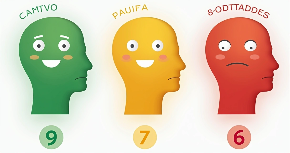Clientes promotores, passivos e detratores em ilustração gráfica