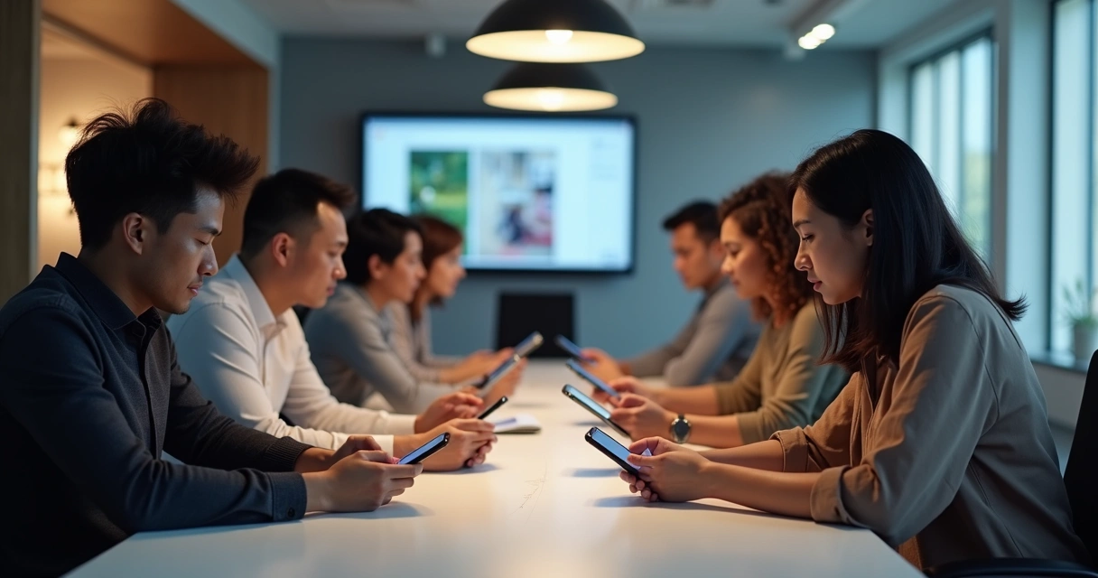 Clientes recebendo notificações em seus smartphones