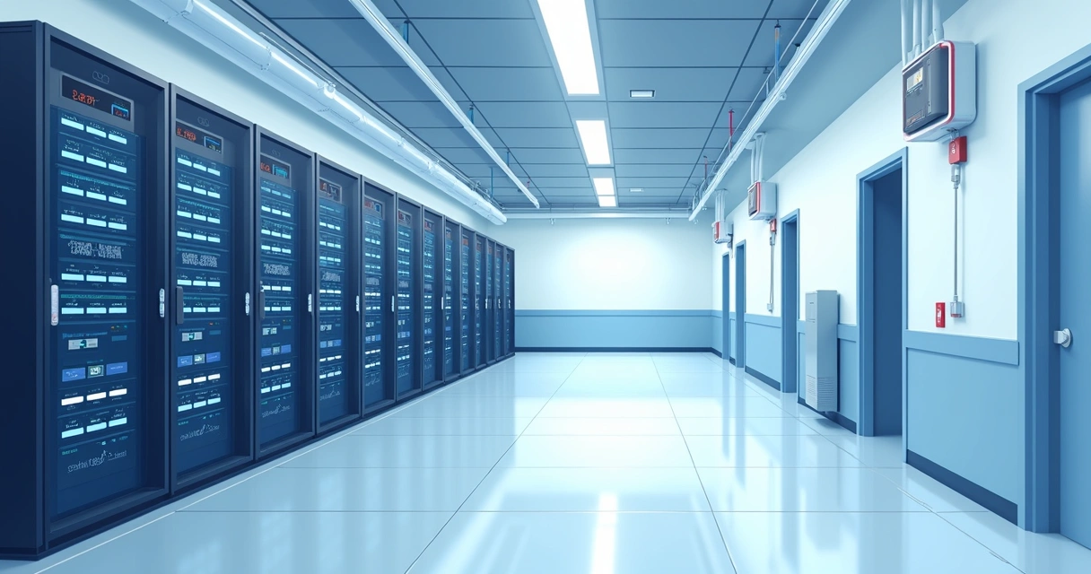Equipamento de climatização de precisão em data center 