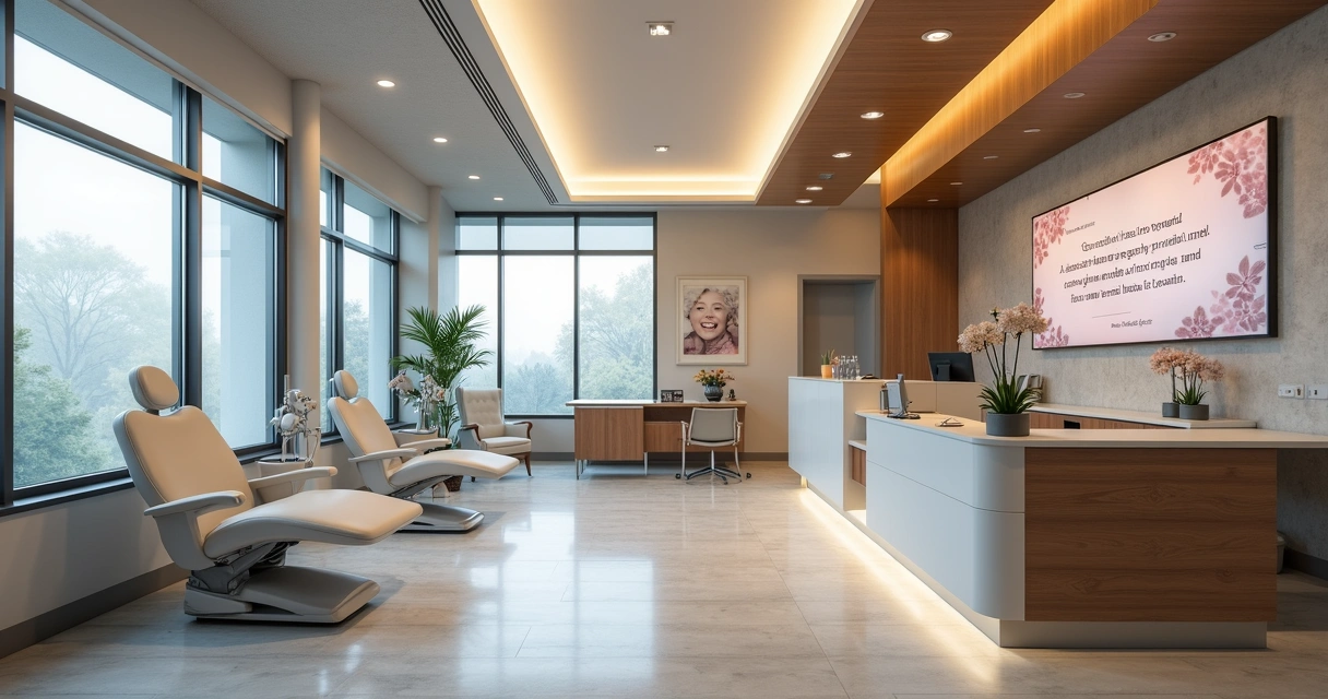 Clínica odontológica moderna e confortável 