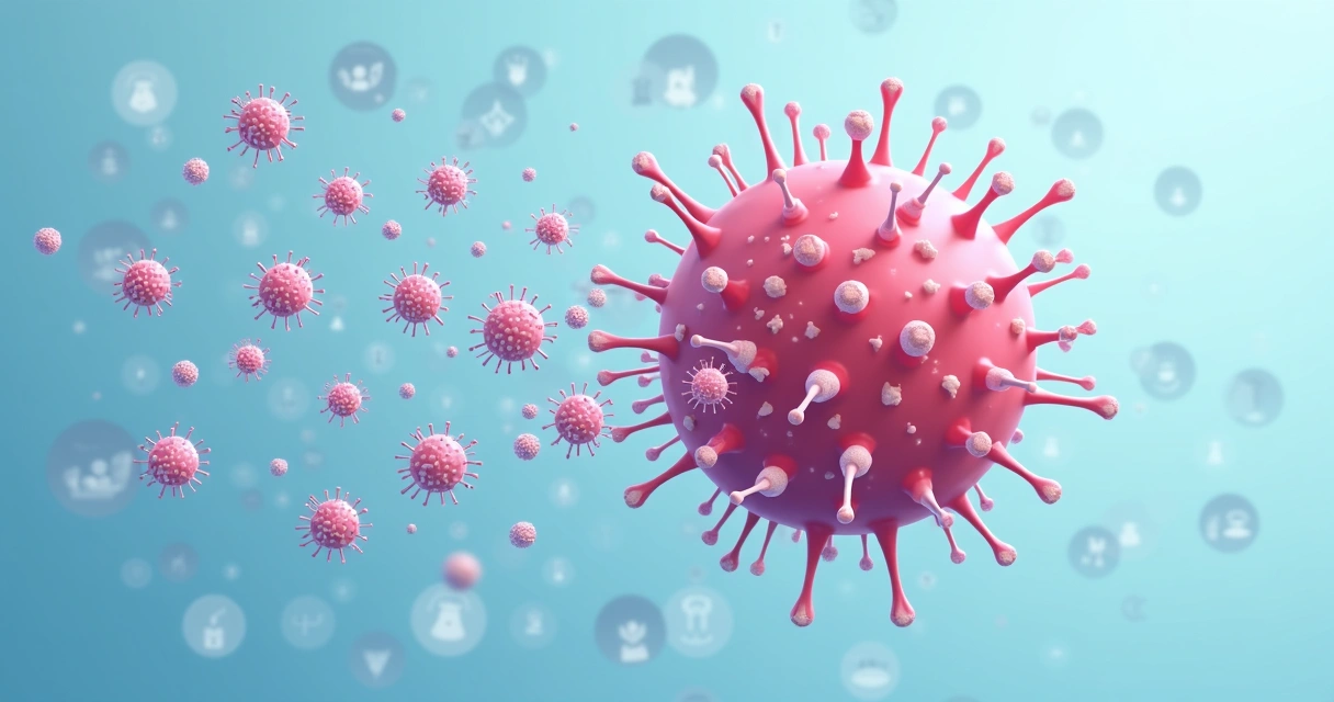 Clindamicina no tratamento das infecções invasivas por Streptococcus pyogenes 1 Bactéria Streptococcus pyogenes sendo inibida por cadeia de moléculas de clindamicina, vista em fundo azul claro
