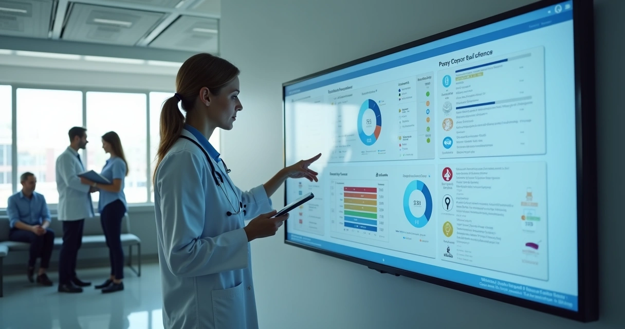Gestão digital de riscos em clínica médica moderna 